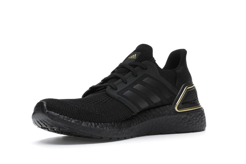 adidas Ultra Boost 20 Core Black Gold Metallic