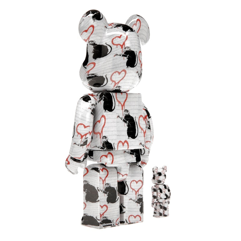 Bearbrick Love Rat 100% & 400% Set