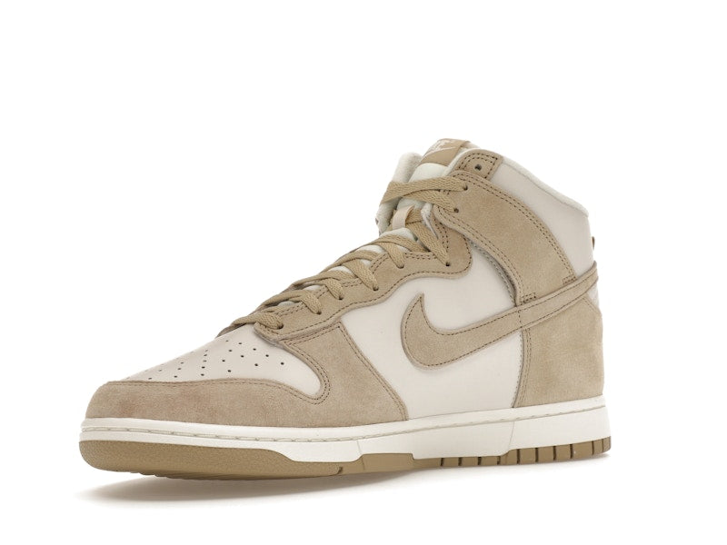 Nike Dunk High Tan Suede White