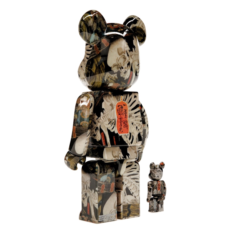 Bearbrick Utagawa Kuniyoshi (The Haunted Old Palace at Soma) 100% & 400% Set
