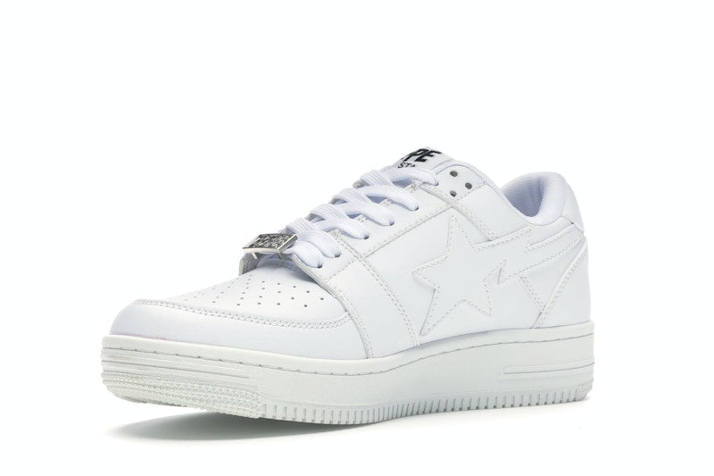 BAPE STA Low White