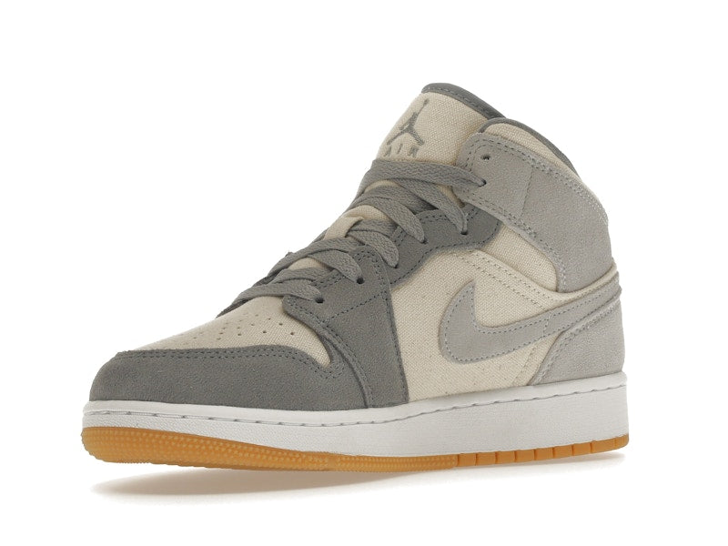 Jordan 1 Mid SE Coconut Milk Particle Grey (GS)