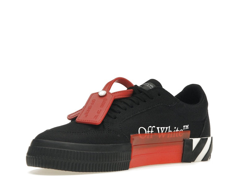 OFF-WHITE Vulcanized Low Canvas Black White