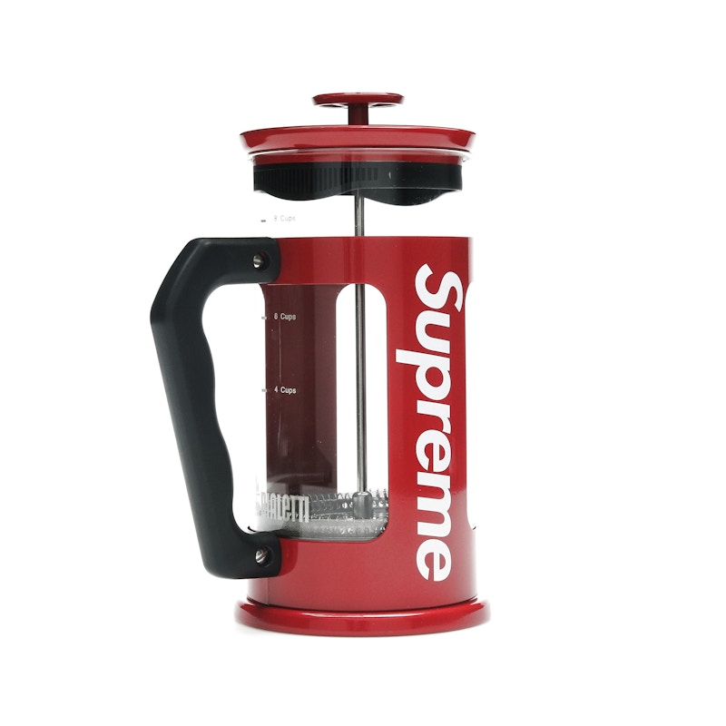 Supreme Bialetti 8-Cup French Press Red
