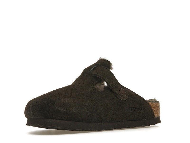 Birkenstock Boston Shearling Suede Mocha