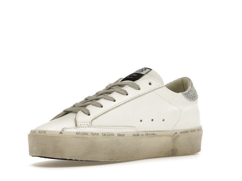 Golden Goose Hi Star White Silver (Women's)