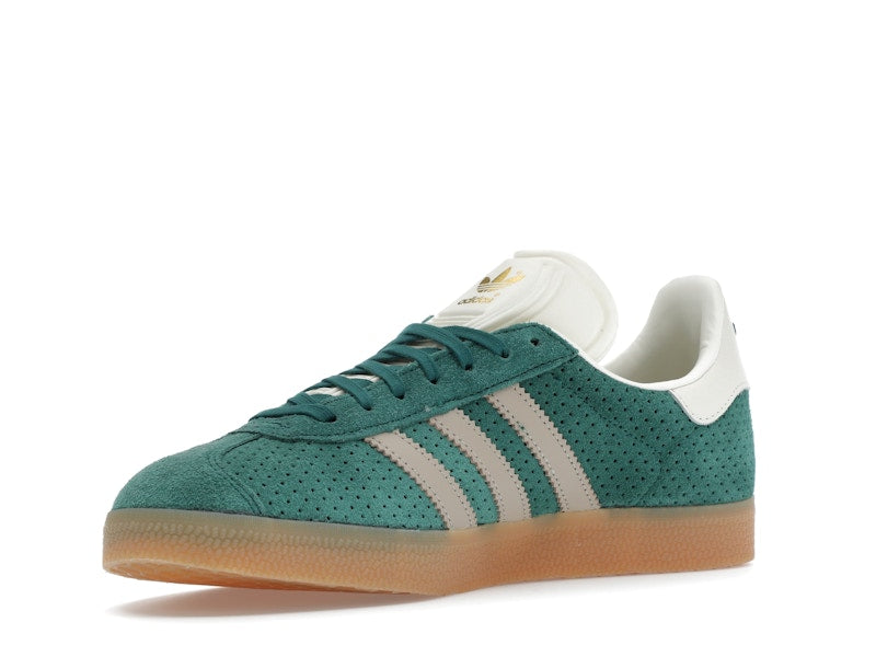 adidas Gazelle Collegiate Green Wonder Beige Gold Metallic