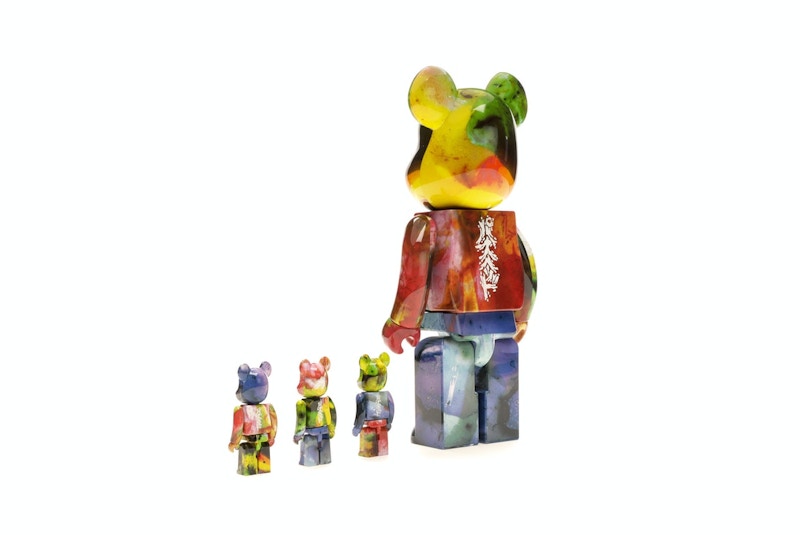 Bearbrick Pushead 4 pc Set 100% & 400% Set Multi