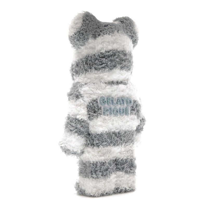 Bearbrick x Gelato Pique Pajamas 400% White/Blue
