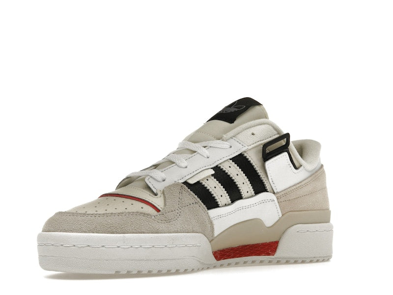 adidas Forum Exhibit Low White Vivid Red