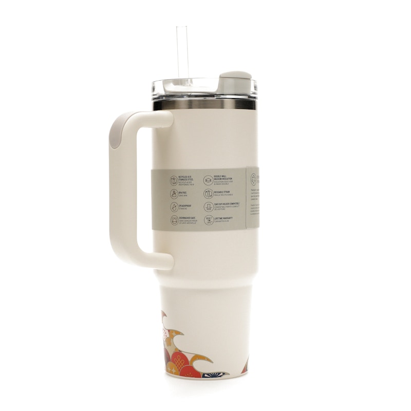 Stanley The Lunar New Year Limited Edition Flowstate Quencher 30oz Tumbler Cream Dragon