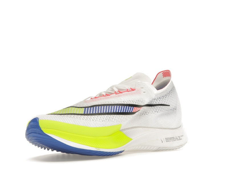 Nike ZoomX Streakfly Premium White Volt Racer Blue