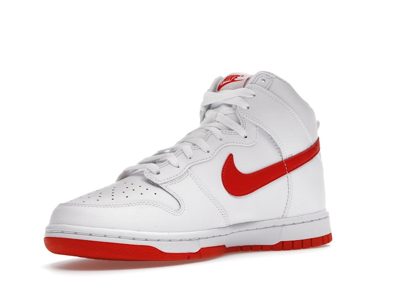 Nike Dunk High White Picante Red