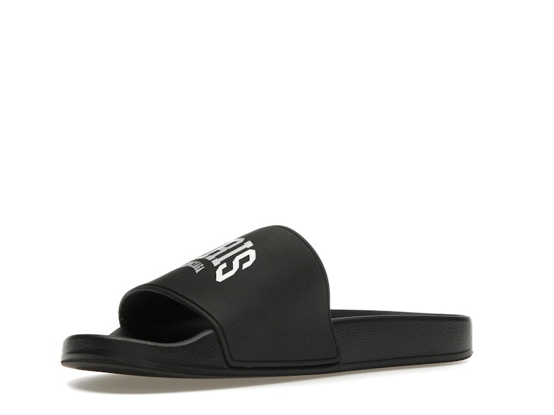 Balenciaga City Pool Slide Paris Black