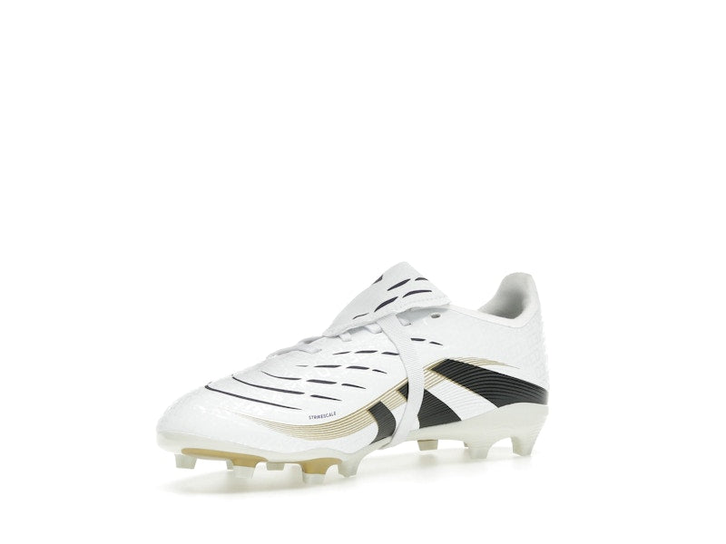 adidas Predator League Fold-Over Tongue FG/MG Cloud White Core Black Gold Metallic (GS)