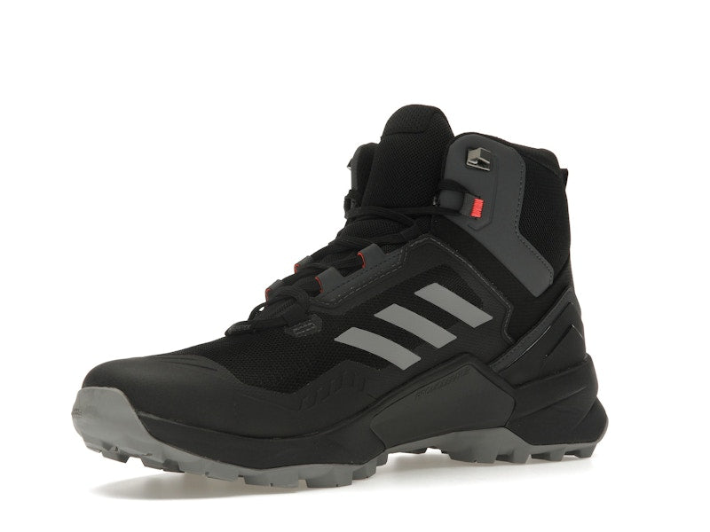 adidas Terrex Swift R3 Mid GTX Core Black Grey Solar Red