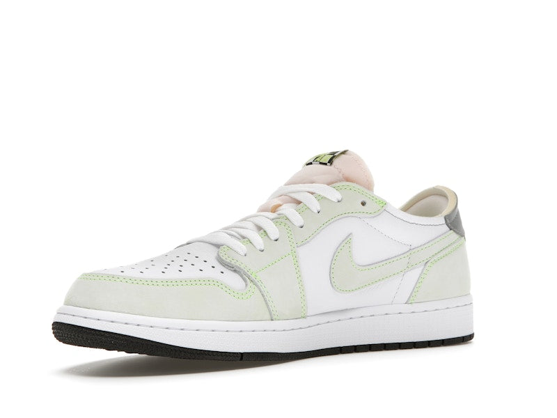 Jordan 1 Retro Low White Ghost Green Black