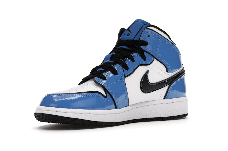 Jordan 1 Mid Signal Blue (GS)