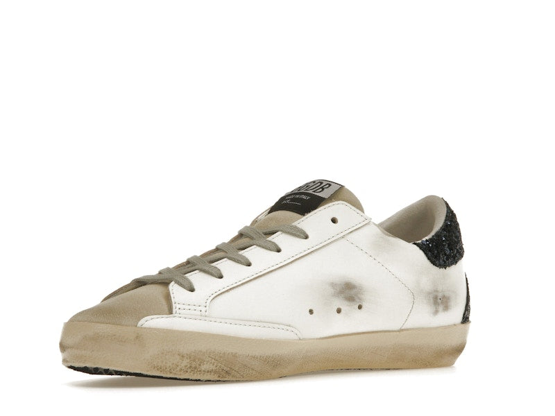 Golden Goose Super-Star White Blue Glitter (Women's)
