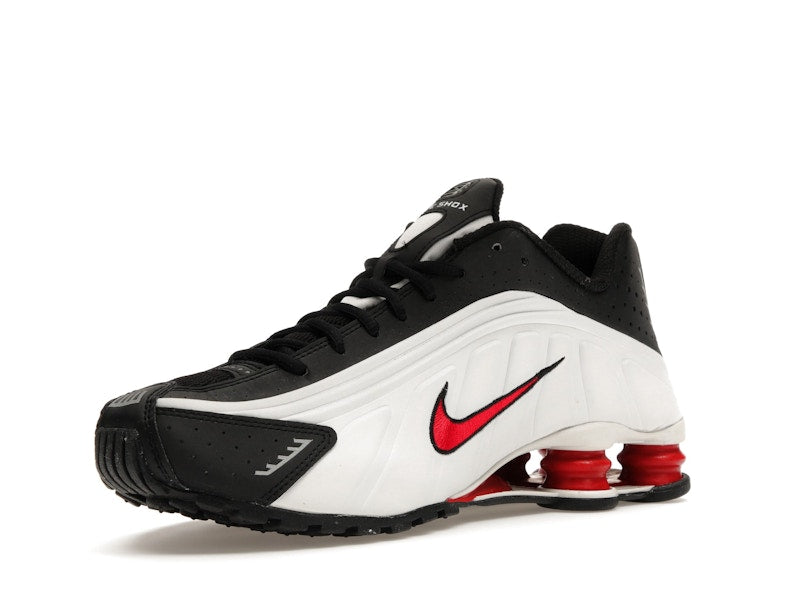 Nike Shox R4 Platinum Tint University Red Black
