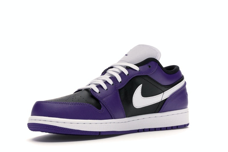 Jordan 1 Low Court Purple Black