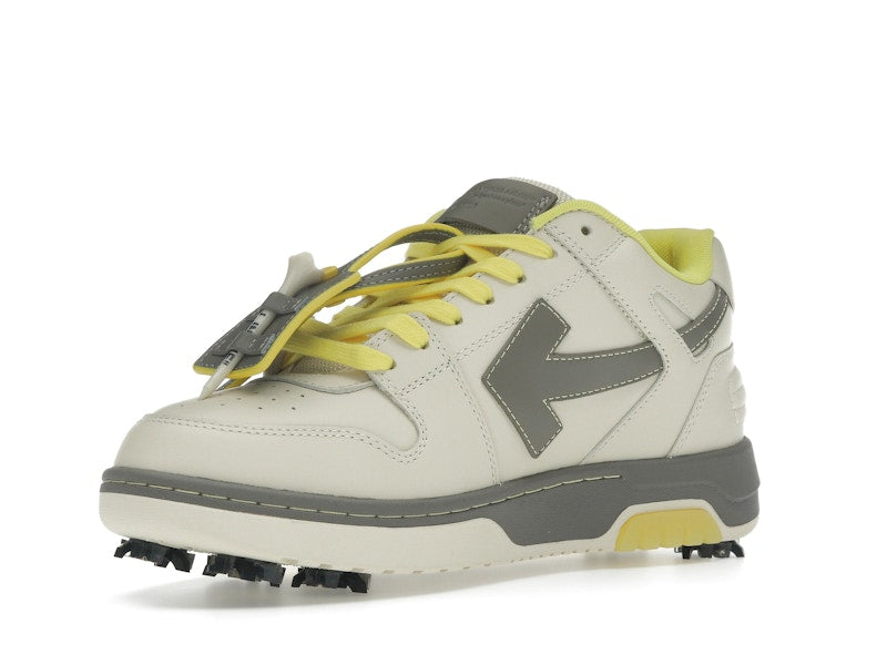 OFF-WHITE Out Of Office OOO Low Tops Golf Paris Hilinski Gray Yellow