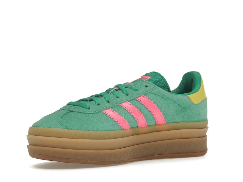 adidas Gazelle Bold Court Green Lucid Pink (Women's)