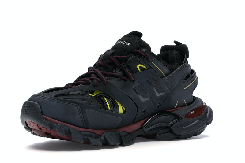 Balenciaga Track Trainers Black Bordeaux