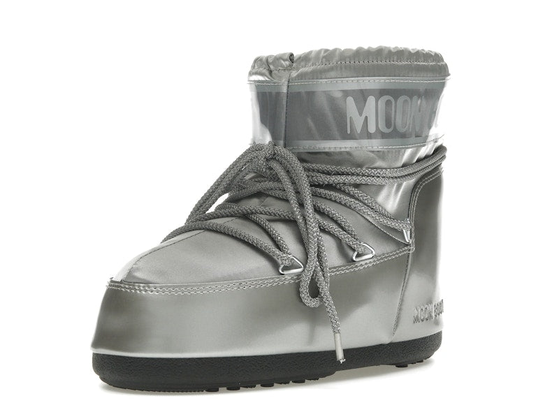 Moon Boot Icon Low Boot Glance Silver