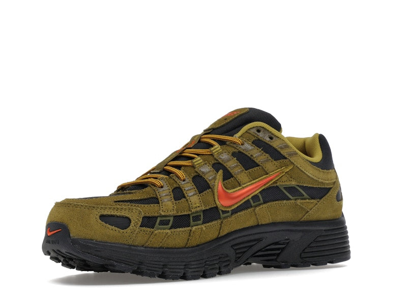 Nike P-6000 Premium Cordura Olive Flak Black Picante Red