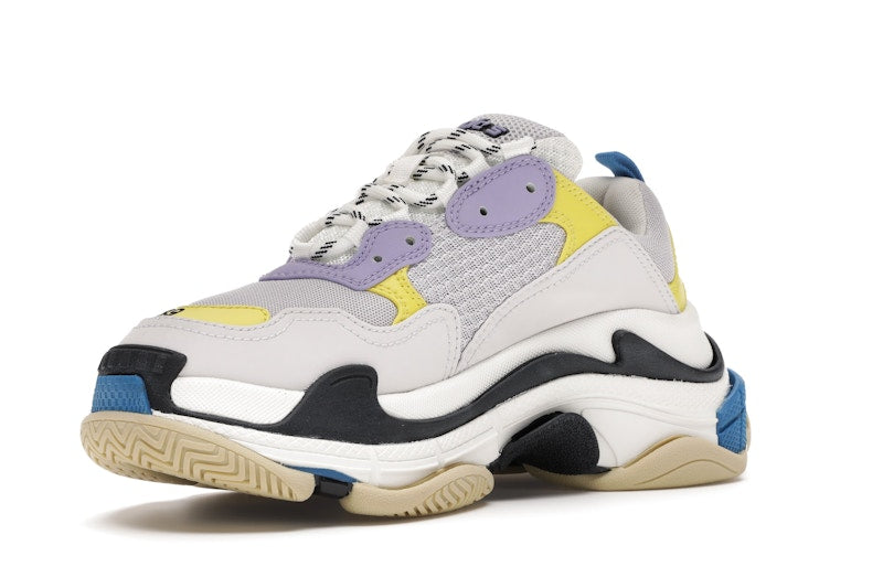 Balenciaga Triple S Purple Yellow Blue (Women's)