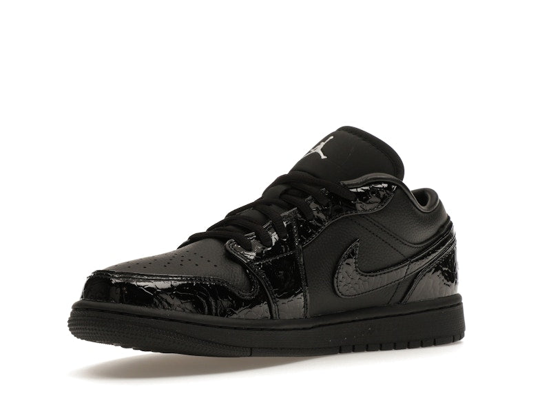 Jordan 1 Low SE Patent Elephant Black (Women's)