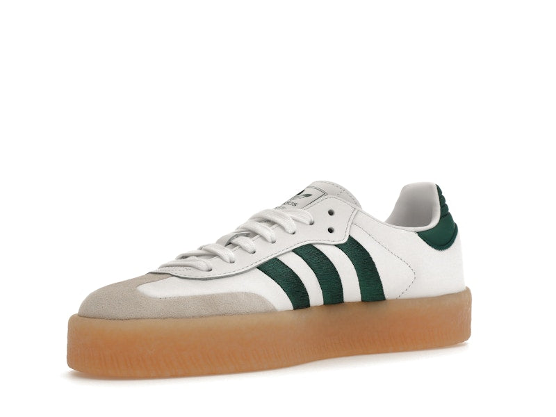 adidas Sambae White Collegiate Green Gum (Women's)