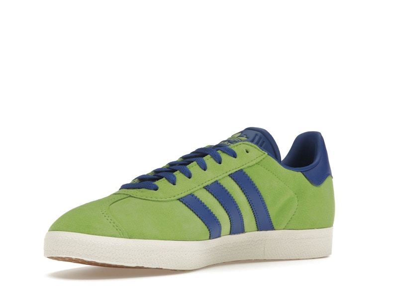 adidas Gazelle Lime Royal Blue