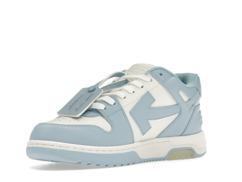 OFF-WHITE OOO Low Out Of Office Calf Leather White Light Blue