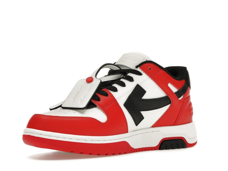 OFF-WHITE Out Of Office OOO Low Tops Red Black (2024)