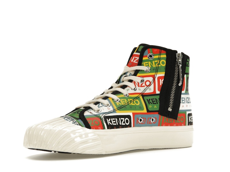 Kenzo School High Top Trainers Multi