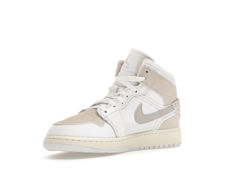Jordan 1 Mid SE Craft Inside Out Tech Grey (GS)