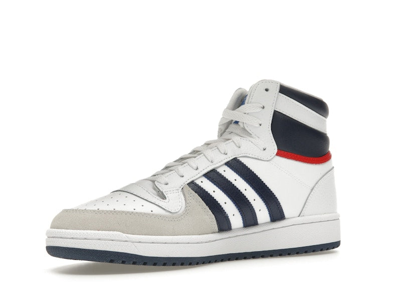 adidas Top Ten Hi White Navy Red