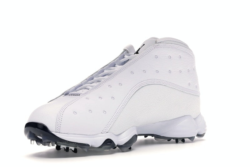 Jordan 13 Retro Golf Cleat White Black