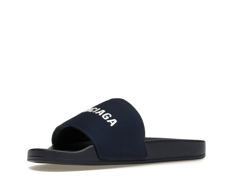 Balenciaga Pool Slide Navy
