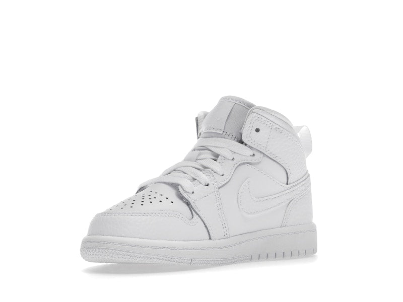 Jordan 1 Mid Triple White (2021) (PS)