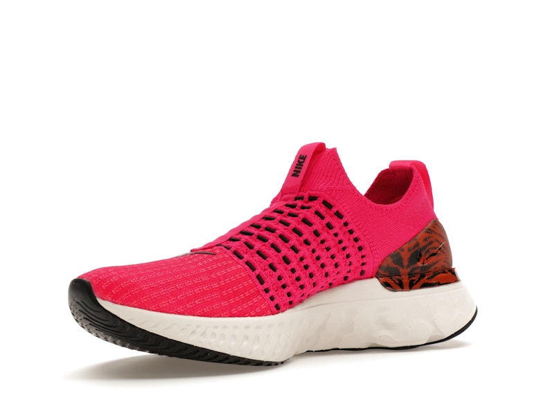 Nike React Phantom Run Flyknit 2 Pink Prime Zebra (Women's)