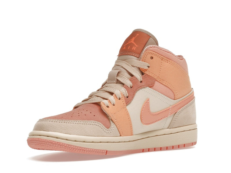 Jordan 1 Mid Apricot Orange (Women's)