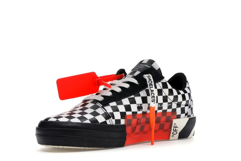 OFF-WHITE Vulc Low Checkered Black White