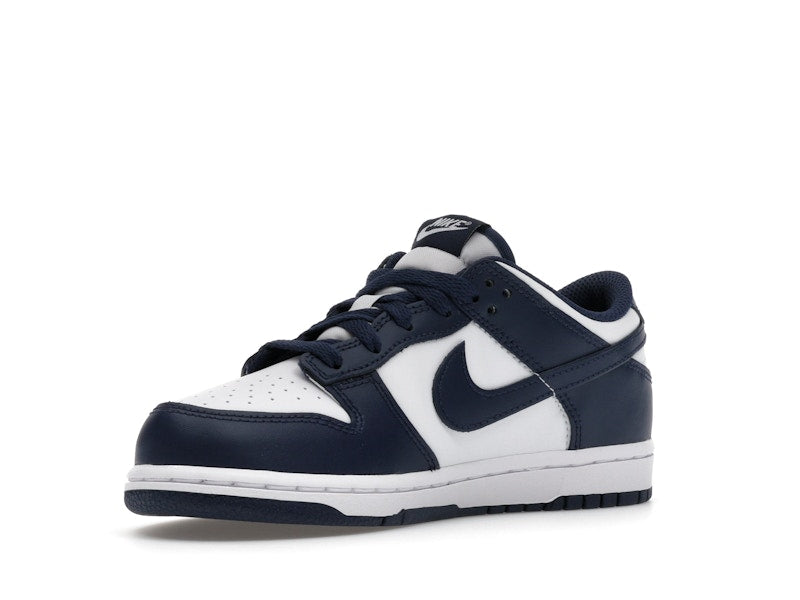 Nike Dunk Low White Midnight Navy (PS)