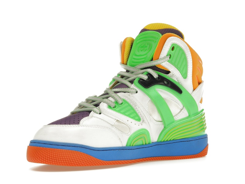 Gucci Basket White Demetra Green Purple Orange Blue