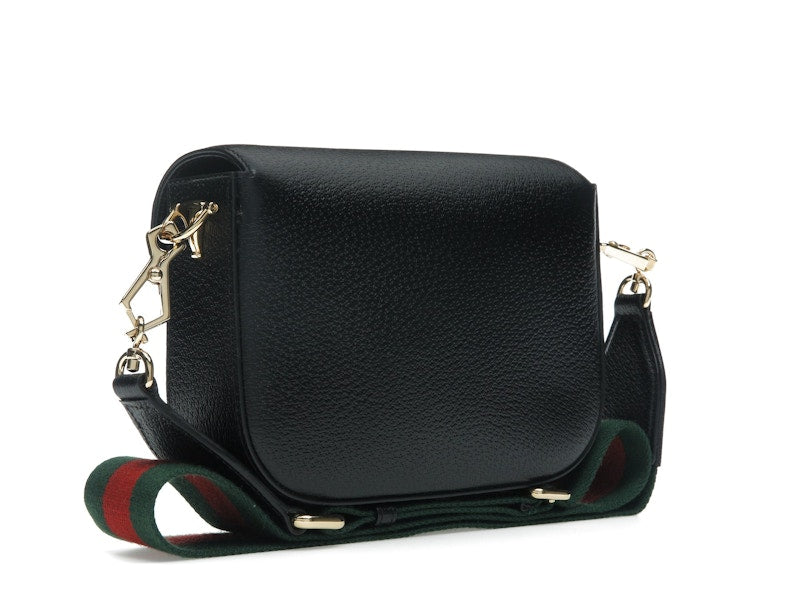 Gucci x adidas Horsebit 1955 Shoulder Bag Black/White
