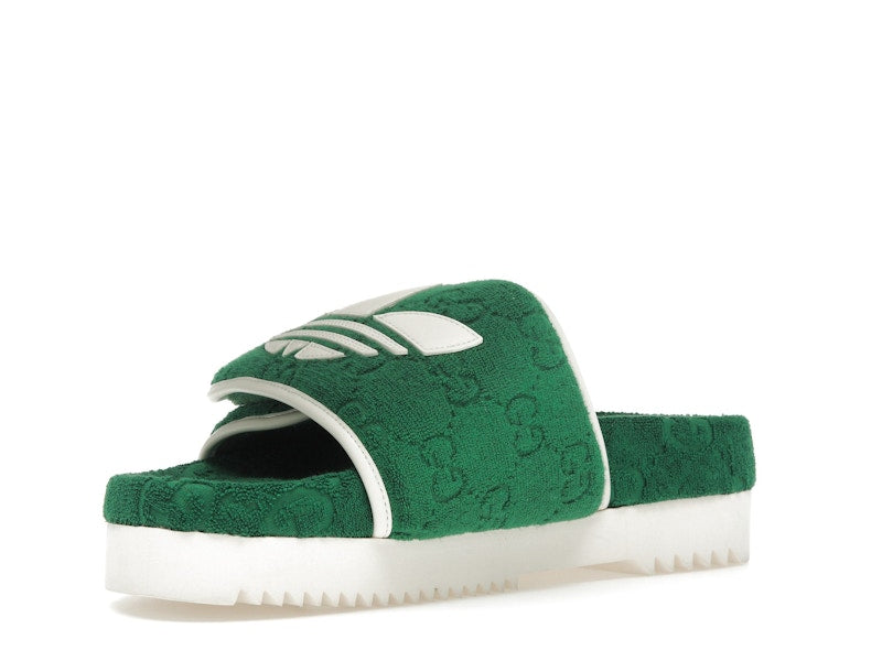adidas x Gucci GG Platform Sandal Green