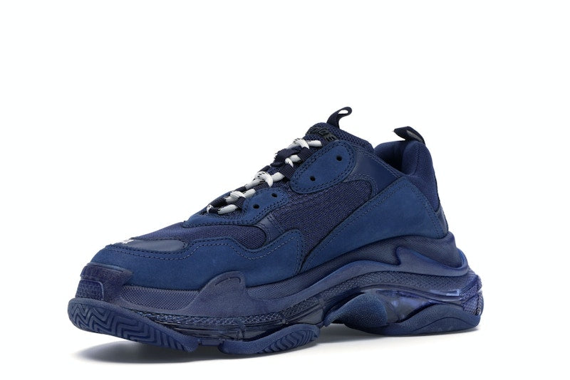 Balenciaga Triple S Clear Sole Navy